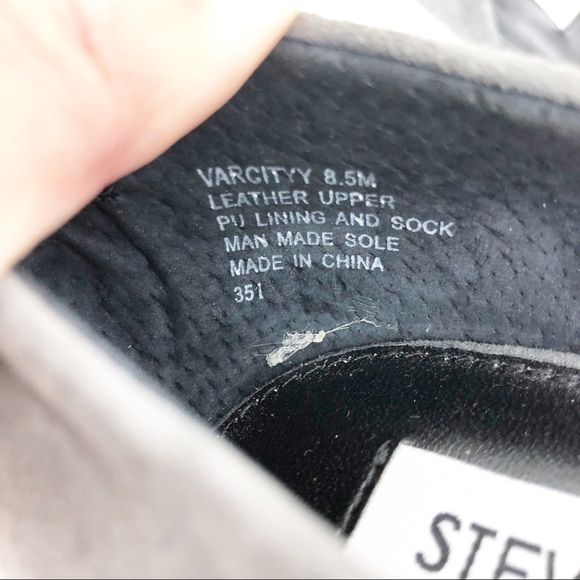 Steve Madden Varcityy' Pointy Toe Pump 8.5 Grey - Picture 5 of 8